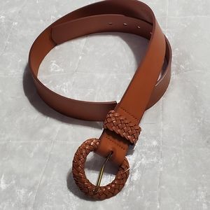 American Eagle Taupe Genuine Cow Leather Belt